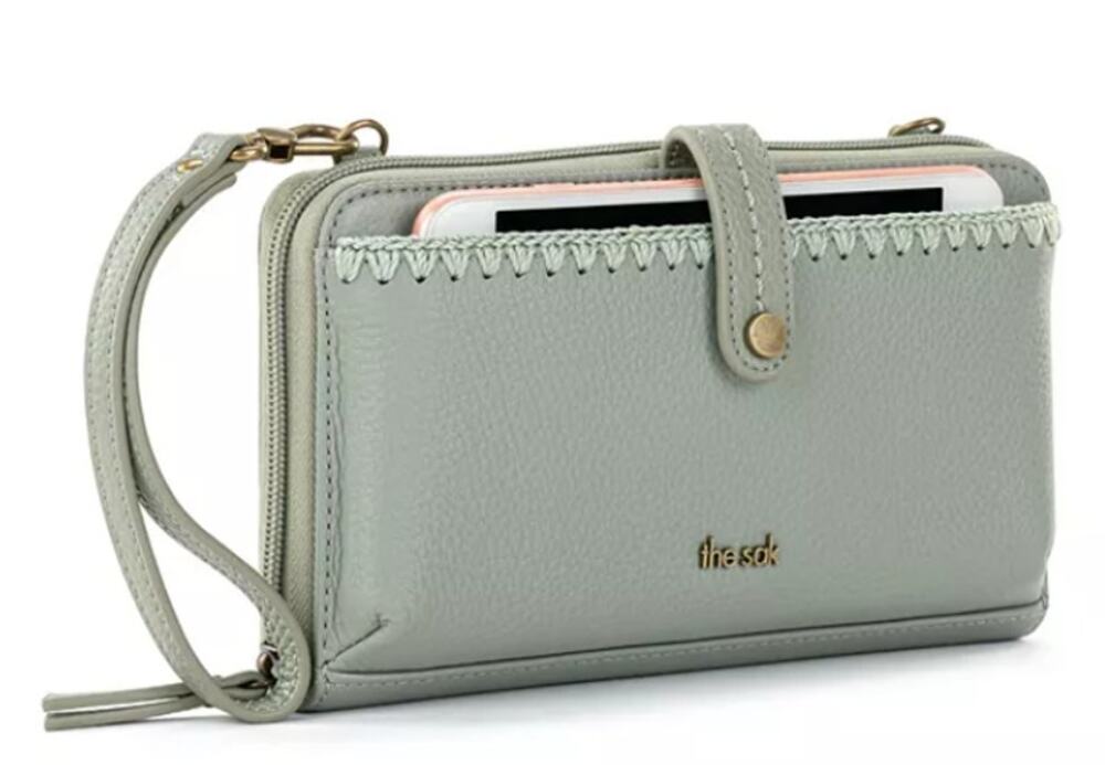 New The Sak Women's Iris Leather Convertible Crossbody Bag